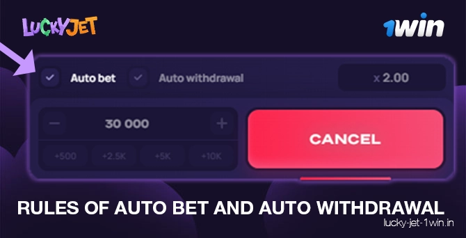 rules of auto bet and auto withdrawal – Lucky Jet Règles du jeu Lucky Jet: paris et retraits automatiques