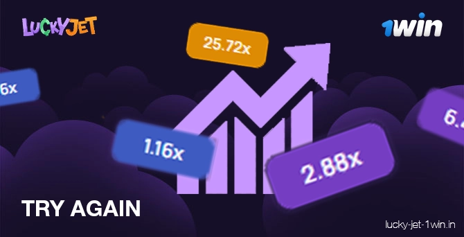 try again – Lucky Jet faire plus de tentatives pour gagner