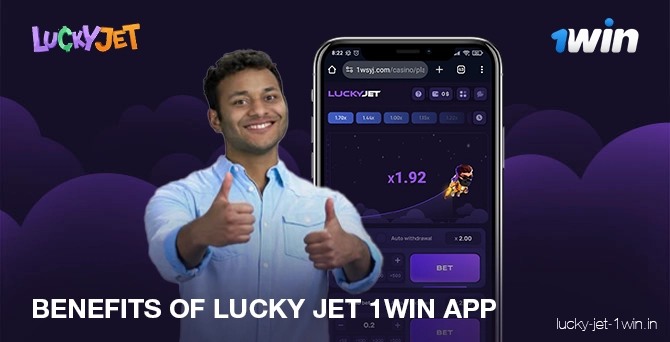 Avantages de l'application Lucky Jet à télécharger