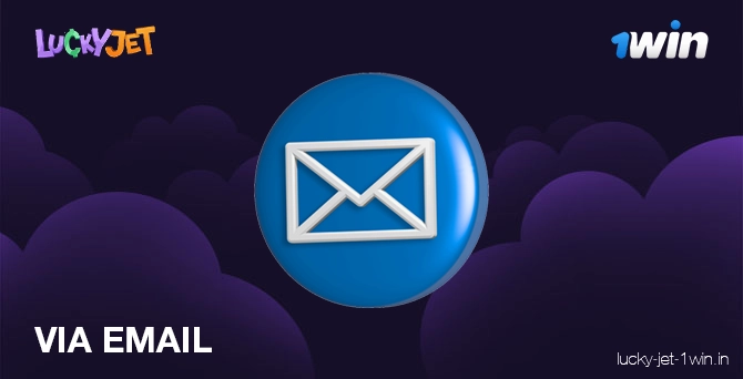 via email – Lucky Jet Inscription par e-mail